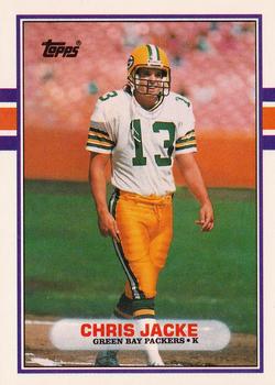1989 Topps Traded #72T Chris Jacke Front