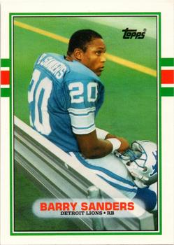 1989 Topps Traded #83T Barry Sanders Front