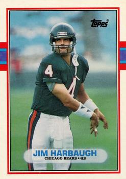1989 Topps Traded #91T Jim Harbaugh Front