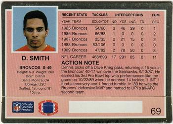 1990 Action Packed #69 Dennis Smith Back