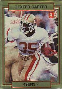 1990 Action Packed Rookie/Update #25 Dexter Carter Front