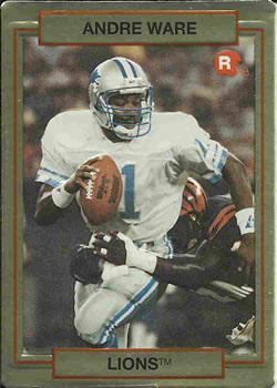 1990 Action Packed Rookie/Update #44 Andre Ware Front