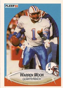 1990 Fleer #133 Warren Moon Front