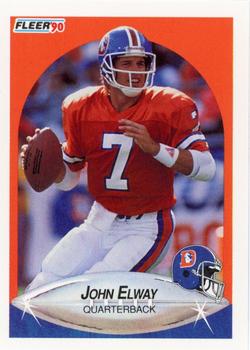 1990 Fleer #21 John Elway Front