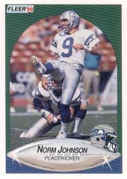 1990 Fleer #268 Norm Johnson Front
