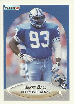 1990 Fleer #276 Jerry Ball Front