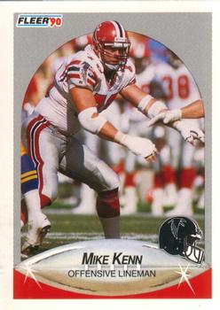 1990 Fleer #380 Mike Kenn Front