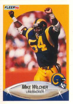 1990 Fleer #46 Mike Wilcher Front