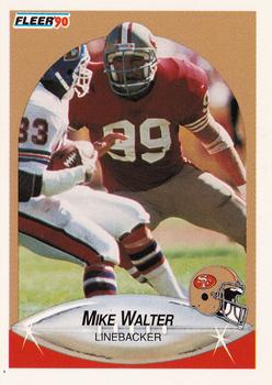 1990 Fleer #16 Mike Walter Front
