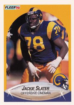 1990 Fleer #45 Jackie Slater Front