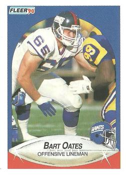 1990 Fleer #74 Bart Oates Front