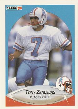 1990 Fleer #138 Tony Zendejas Front