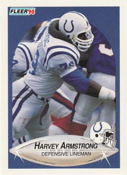 1990 Fleer #224 Harvey Armstrong Front