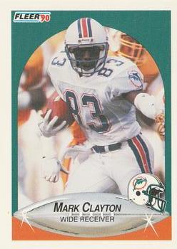 1990 Fleer #236 Mark Clayton Front