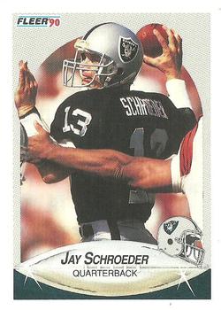 1990 Fleer #259 Jay Schroeder Front