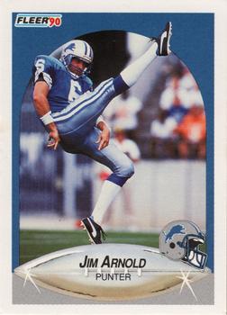 1990 Fleer #275 Jim Arnold Front