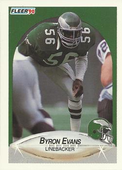 1990 Fleer #82 Byron Evans Front
