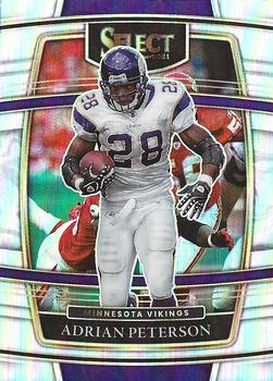 2021 Panini Select - Silver Prizm #37 Adrian Peterson Front