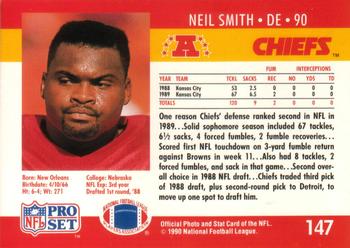 1990 Pro Set #147 Neil Smith Back