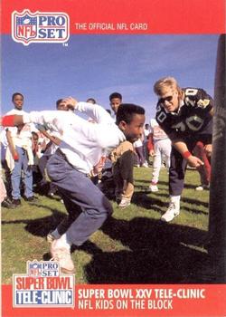 1990 Pro Set #NNO Super Bowl XXV Tele-Clinic Front