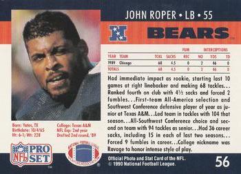 1990 Pro Set #56 John Roper Back