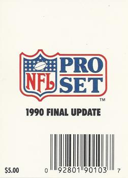 1990 Pro Set #NNO Final Update Cover Front