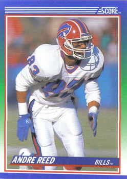1990 Score #57 Andre Reed Front