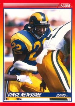 1990 Score #222 Vince Newsome Front