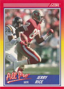 1990 Score #590 Jerry Rice Front