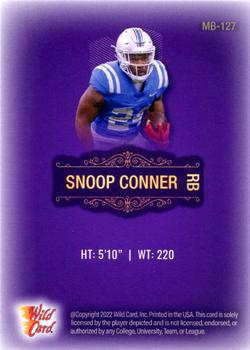 2022 Wild Card Matte - Purple #MB-127 Snoop Conner Back