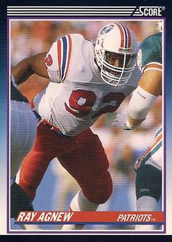 1990 Score Rookie & Traded #107T Ray Agnew Front