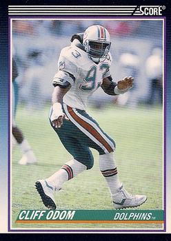 1990 Score Rookie & Traded #28T Cliff Odom Front