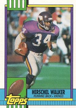 1990 Topps #105 Herschel Walker Front