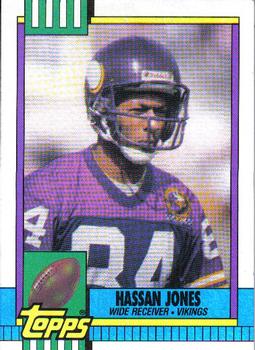 1990 Topps #117 Hassan Jones Front