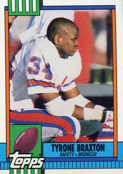 1990 Topps #30 Tyrone Braxton Front