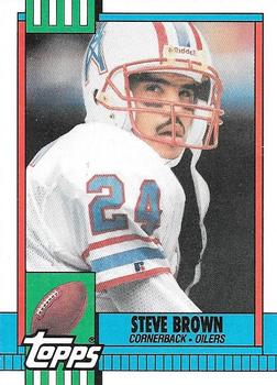 1990 Topps #219 Steve Brown Front