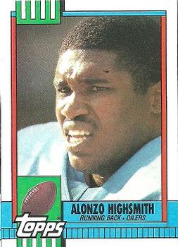 1990 Topps #220 Alonzo Highsmith Front