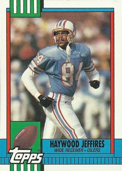 1990 Topps #225 Haywood Jeffires Front