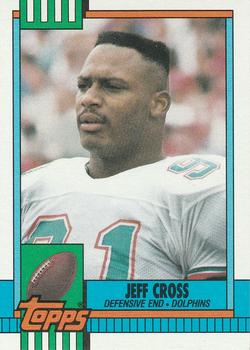 1990 Topps #317 Jeff Cross Front
