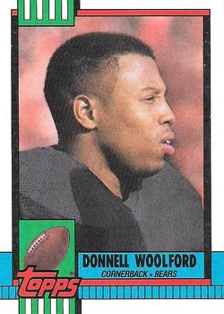 1990 Topps #379 Donnell Woolford Front