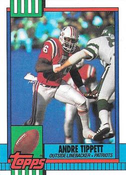 1990 Topps #421 Andre Tippett Front