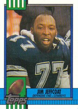 1990 Topps #491 Jim Jeffcoat Front