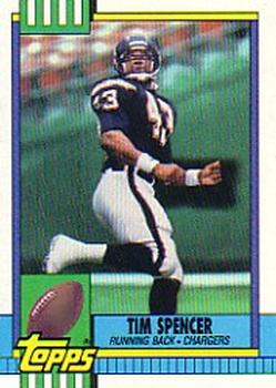 1990 Topps #395 Tim Spencer Front