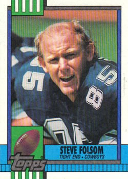 1990 Topps #485 Steve Folsom Front