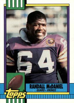 1990 Topps #104 Randall McDaniel Front