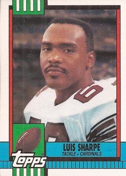 1990 Topps #437 Luis Sharpe Front