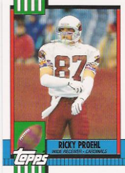 1990 Topps Traded #121T Ricky Proehl Front
