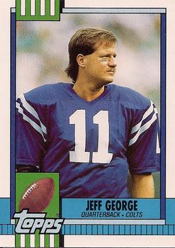 1990 Topps Traded #41T Jeff George Front