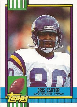 1990 Topps Traded #19T Cris Carter Front