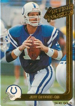 1991 Action Packed - 24K Gold #20G Jeff George Front